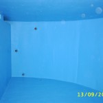 Impermeabilização de reservatório de água