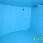 Impermeabilização de reservatório de água