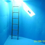 Impermeabilização de reservatório de água