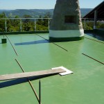 Impermeabilização de piscina e terraço para colocação de jardim