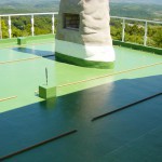 Impermeabilização de piscina e terraço para colocação de jardim