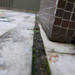 Infiltração na laje junta de dilatação