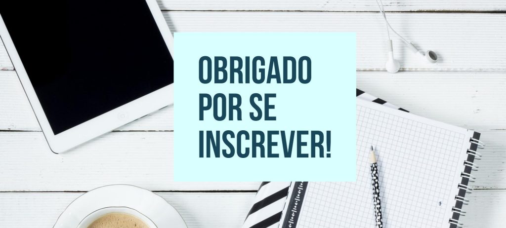 confirmação de inscrição na newsletter sobre impermeabilização