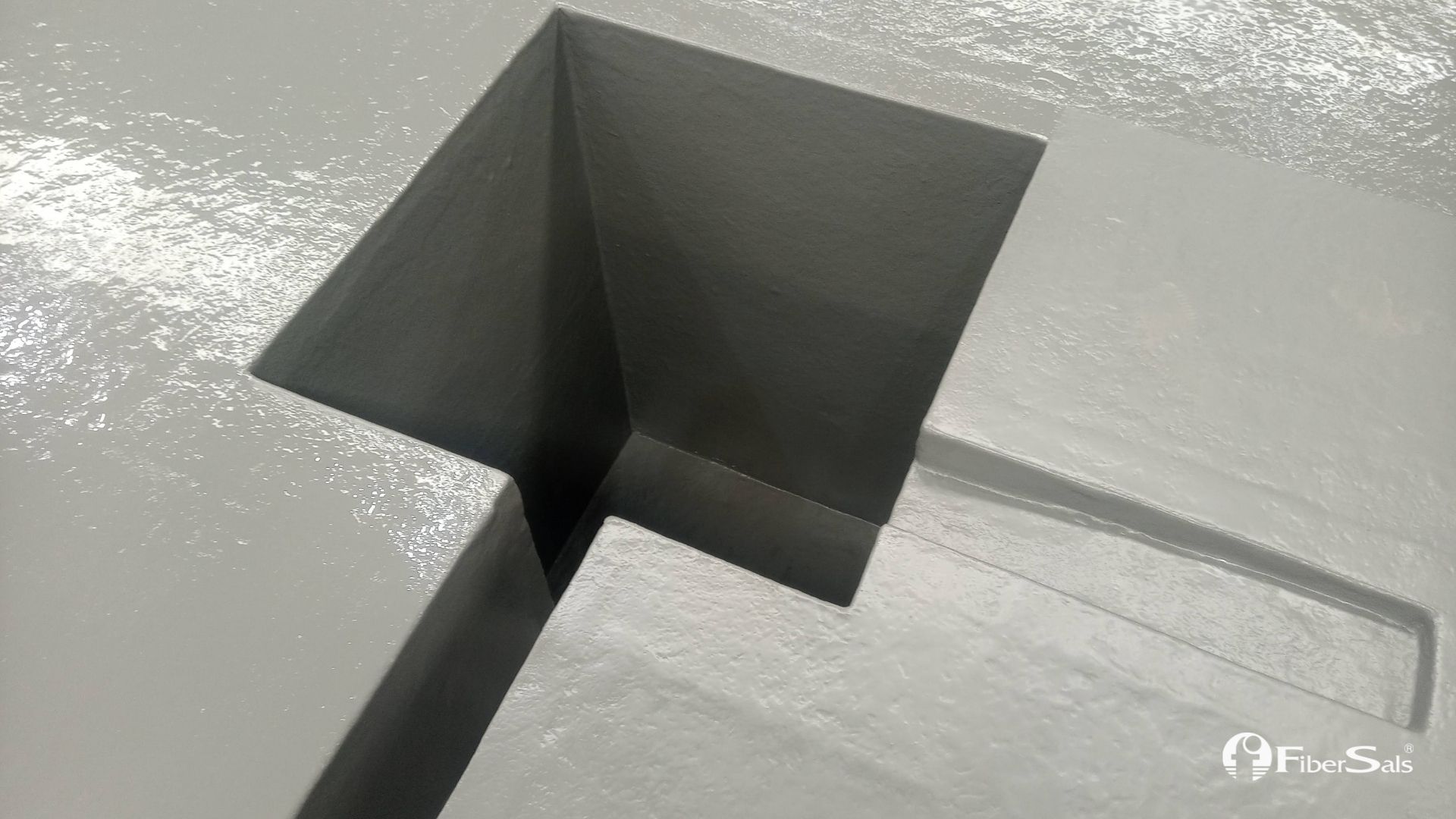sistema fibersals poliéster flexível para calhas e canaletas