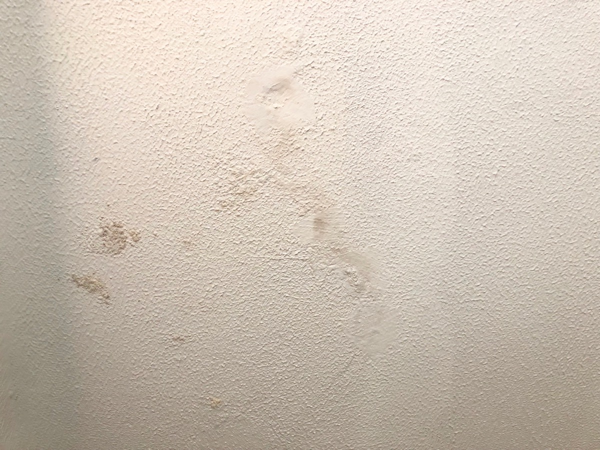 sinais de infiltração em apartamento
