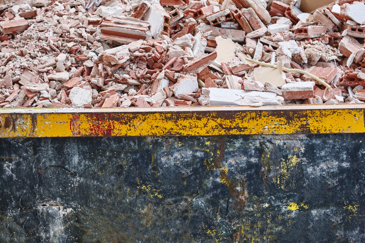 entulho de obra como evitar a geração de entulho em reformas