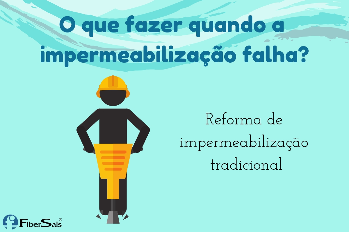 por que a impermeabilização falha? reforma de impermeabilização tradicional