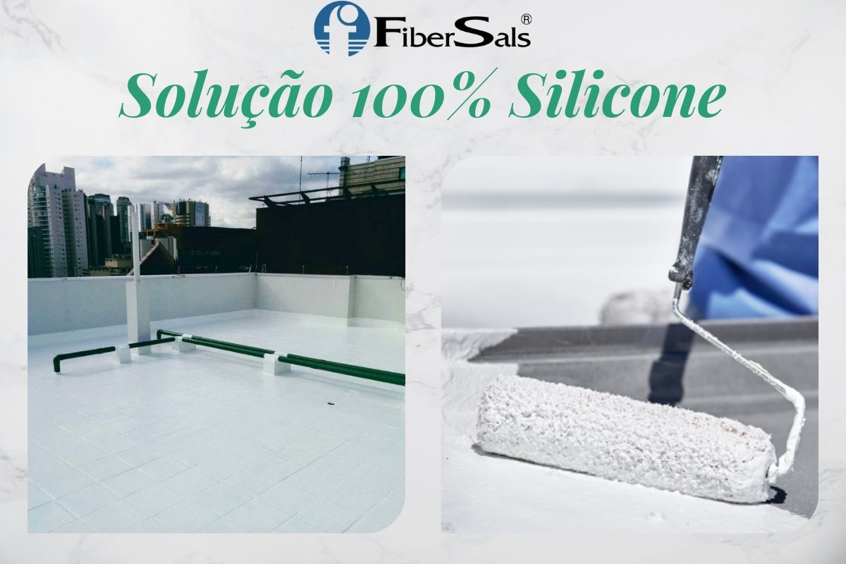 sistema fibersals solução 100% silicone fibersals impermeabilização