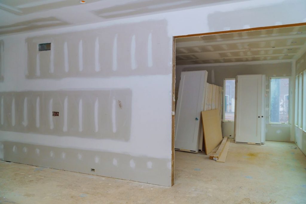 construção a seco drywall steel frame wood frame