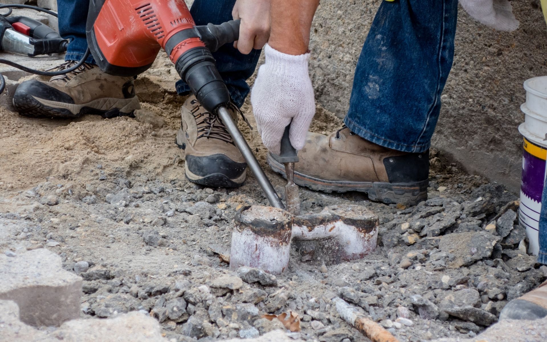 uso de martelete em apartamentos substituição de manta asfáltica