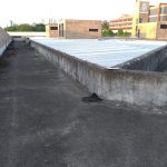 Lajes de cobertura antes da impermeabilização