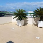 impermeabilização em terraço com acabamento agregado sistema fibersals poliéster flexível