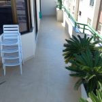 impermeabilização em terraço com acabamento agregado sistema fibersals poliéster flexível