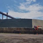 Impermeabilização de tanque clarificador com poliéster flexível Sistema Fibersals