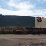 Impermeabilização de tanque clarificador com poliéster flexível Sistema Fibersals