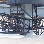 Impermeabilização de tanque clarificador com poliéster flexível Sistema Fibersals