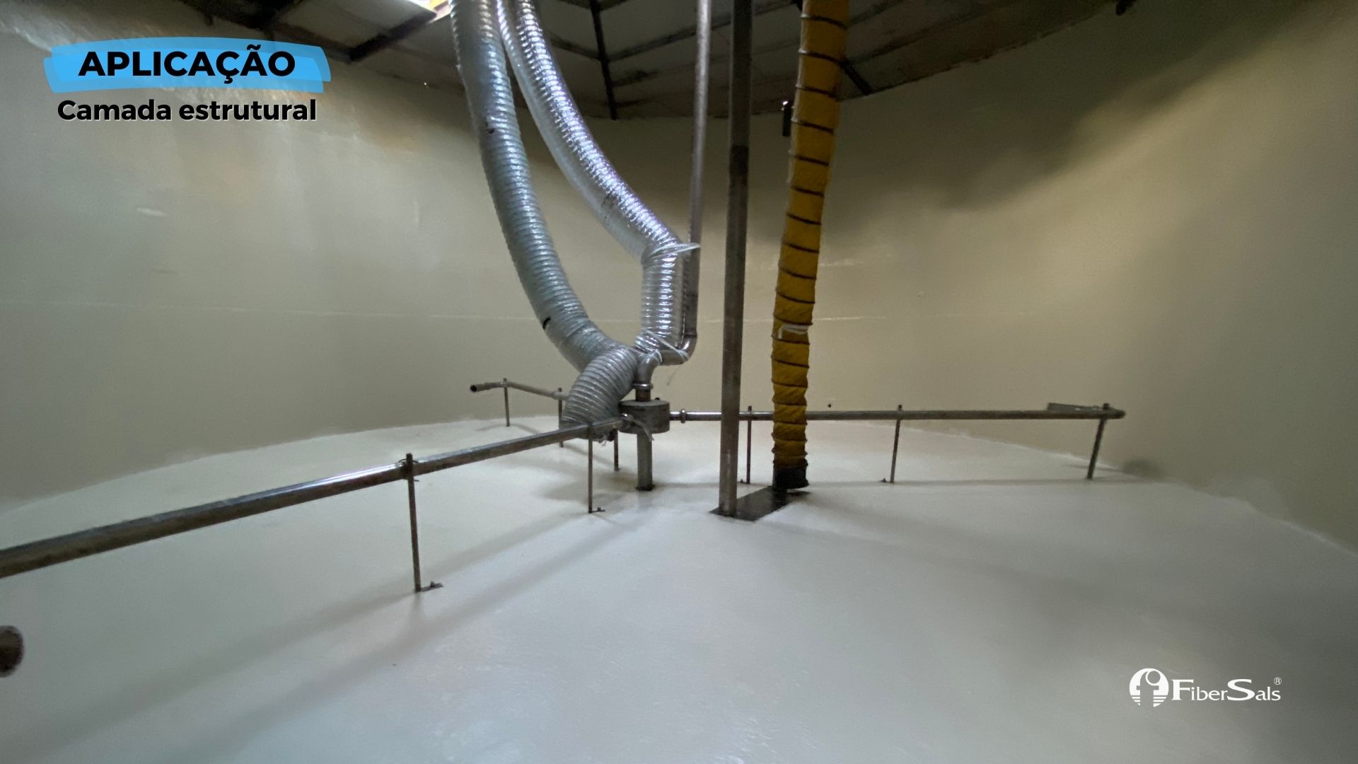 camada estrutural da impermeabilização industrial fibersals