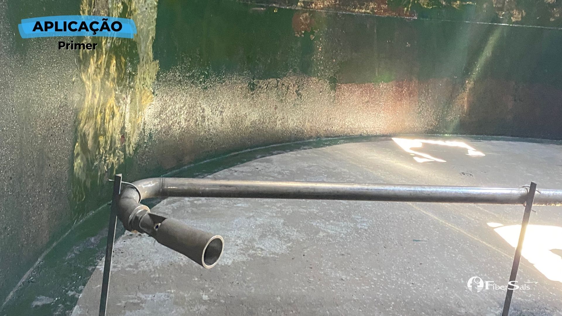 Impermeabilização de tanque de equalização