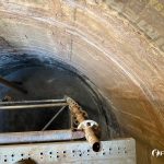 andaime para impermeabilização de reservatório