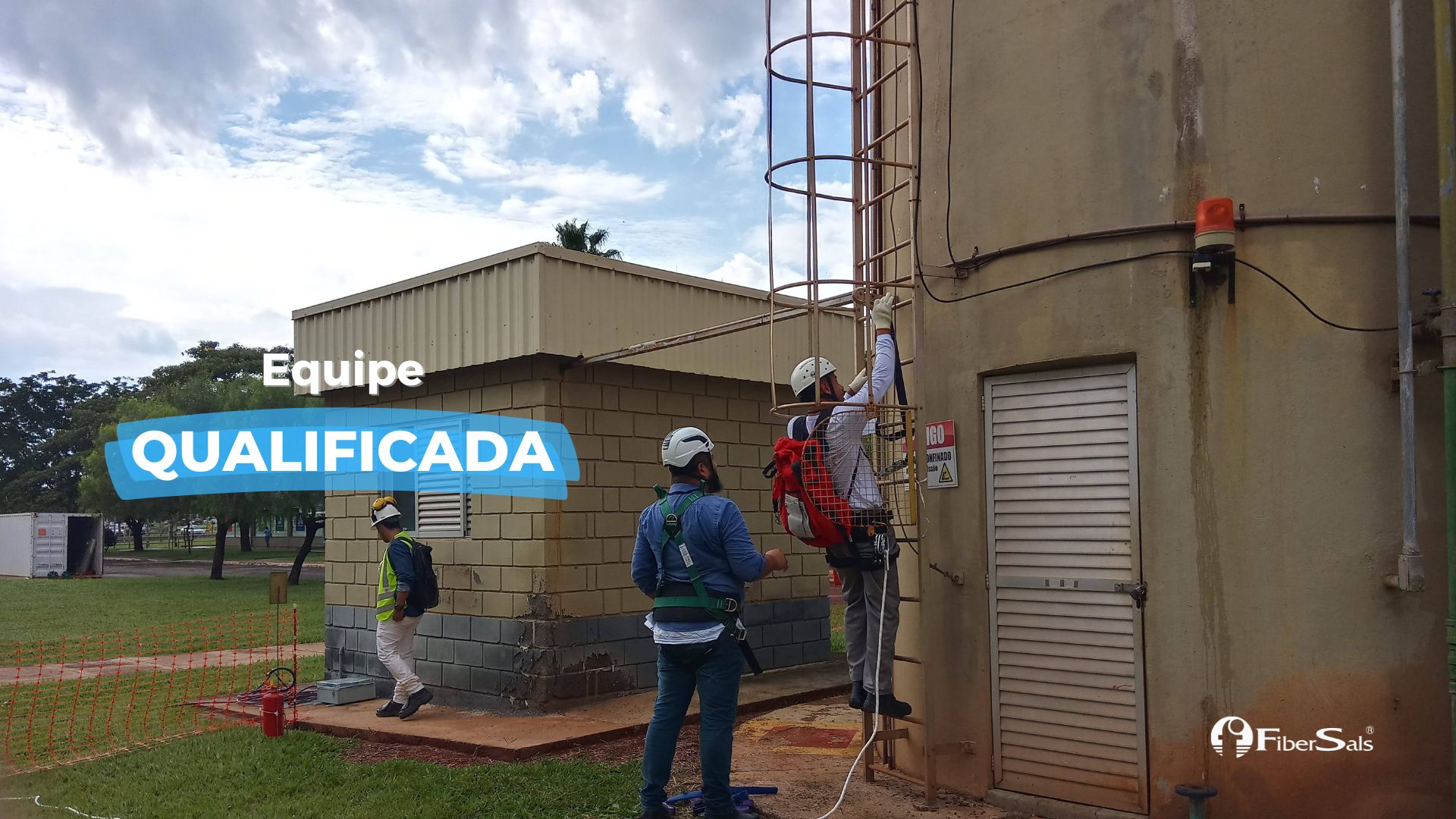impermeabilização em reservatório equipe qualificada Fibersals