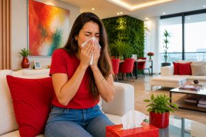 Infiltração é ignorada passa a afetar a saúde das pessoas que convivem naquele ambiente